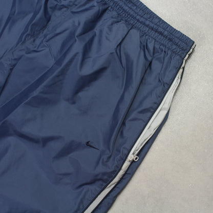 RARE 2000s Baggy Nike Trackpants Blue - (L)