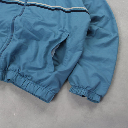 RARE 2000s Nike Track Jacket Blue - (L)