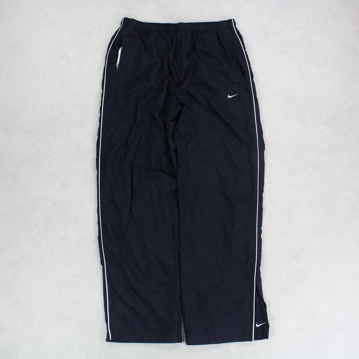 SUPER RARE 2000s Nike Trackpants Black - (S)