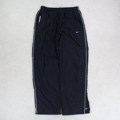 SUPER RARE 2000s Nike Trackpants Black - (S)