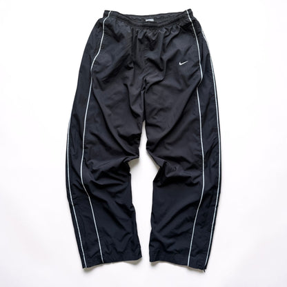 RARE 2000s Baggy Nike Trackpants Black - (L)