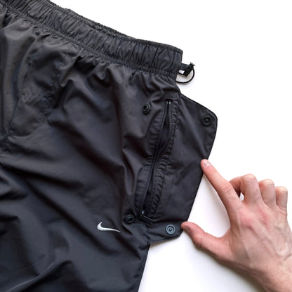 SUPER RARE 2000s Nike Shox Trackpants Grey - (S)