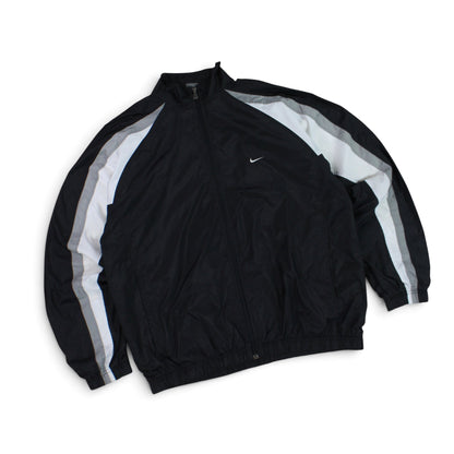 RARE 2000s Nike Track Jacket Black - (L)