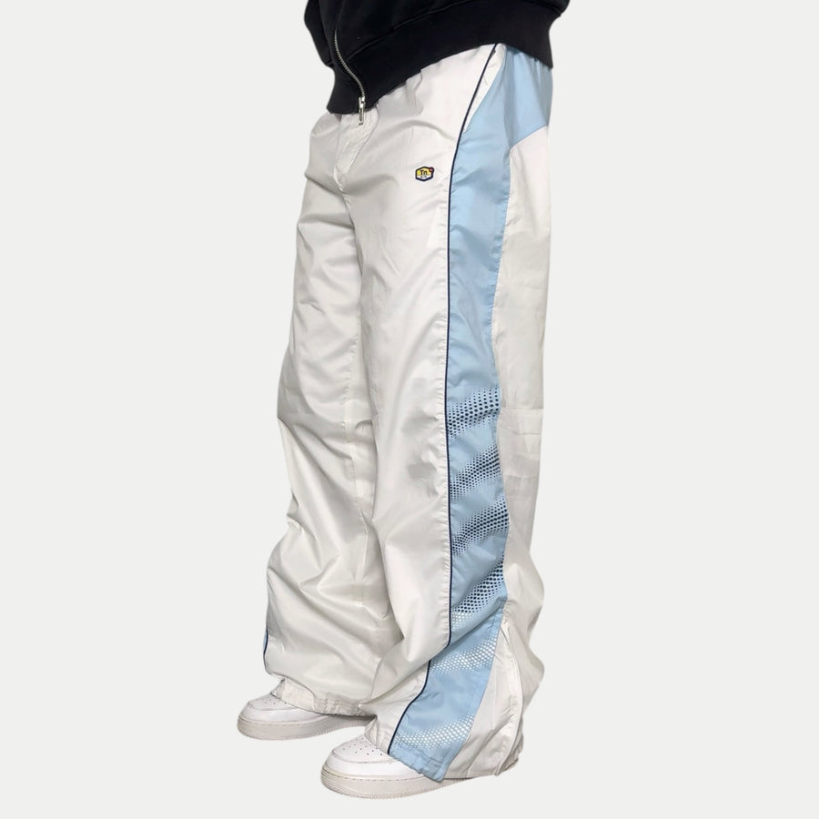 SUPER RARE 2000s Nike TN Trackpants White - (XL) | PREMIUM