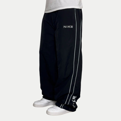 RARE 2000s Nike Trackpants Black - (XL)