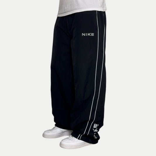 RARE 2000s Nike Trackpants Black - (XL)