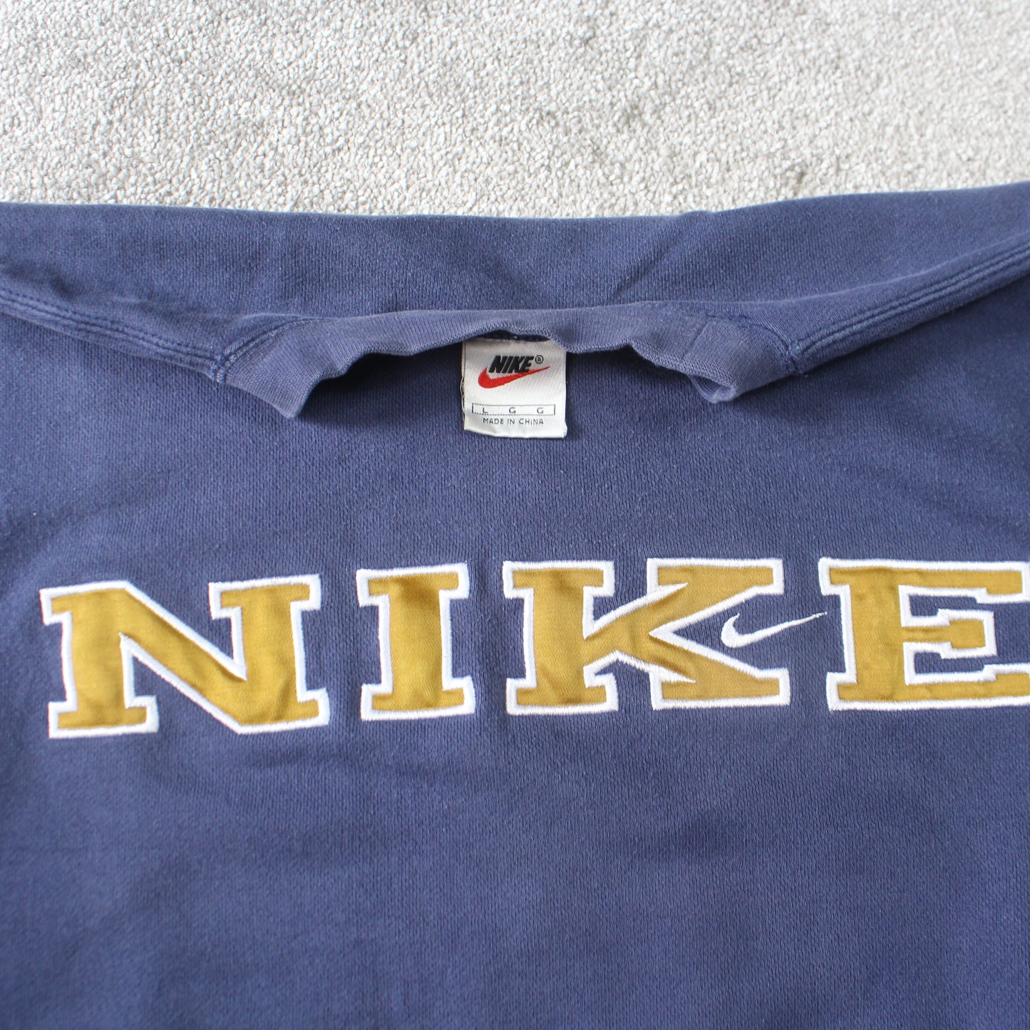 SUPER RARE Vintage 1990s Nike Spell Out Sweatshirt - (S)