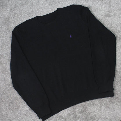 Black Ralph Lauren Jumper - (M)