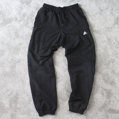 Vintage 00s Adidas Tracksuit Bottoms Black - (S)