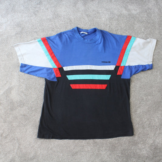 Vintage 1990s Adidas Block T-Shirt - (M)