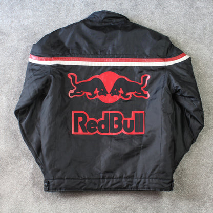 RARE Vintage 1990s Red Bull Racing Jacket Black - (L)