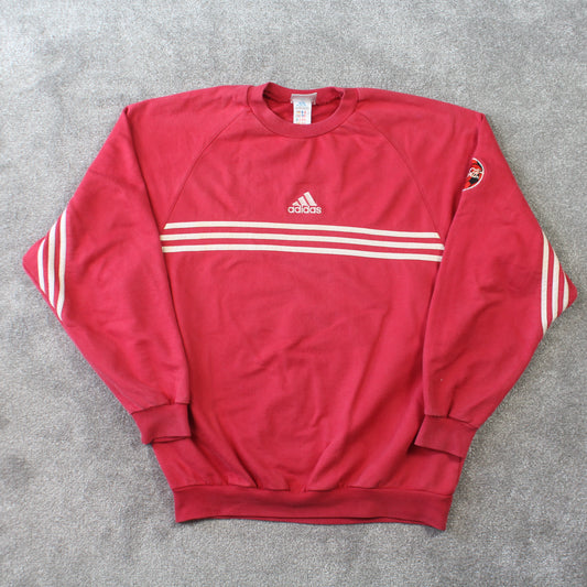 RARE Vintage 1990s Coca Cola Adidas Sweatshirt Red - (L)