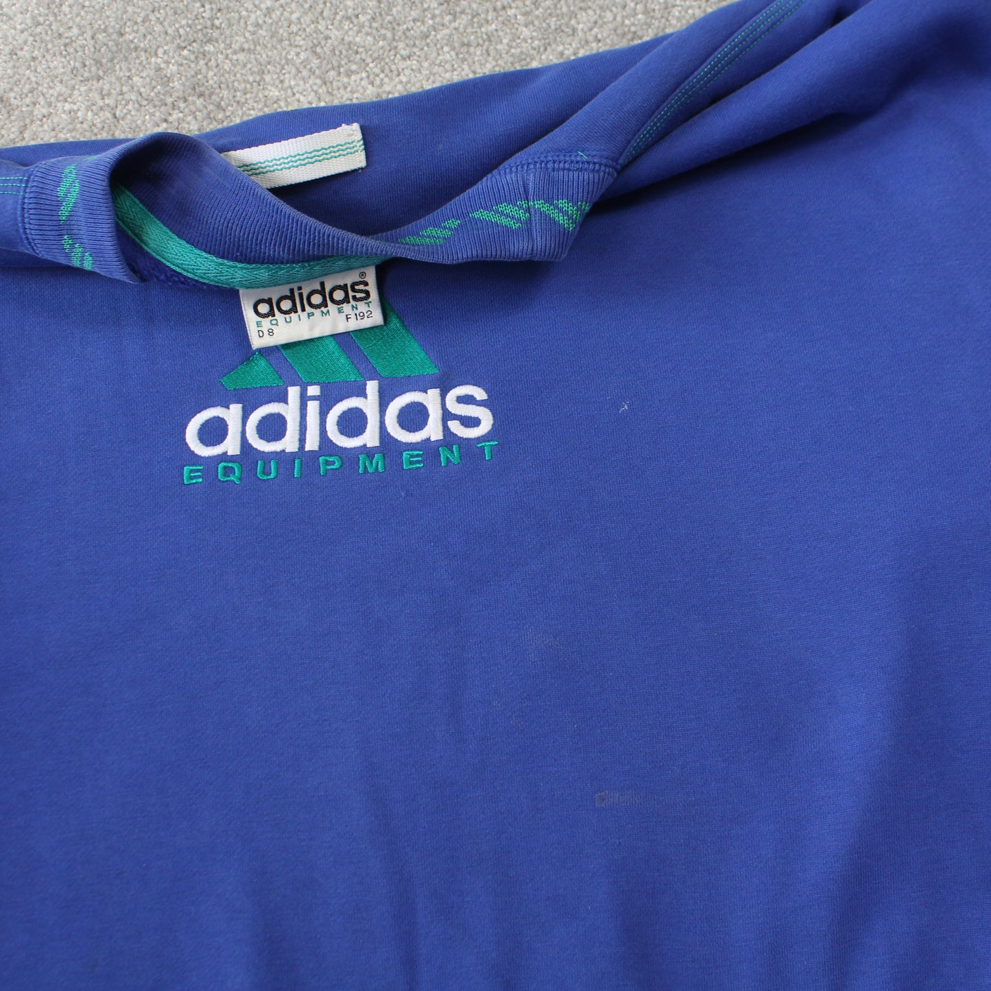 RARE Vintage Adidas EQT Sweatshirt Blue - (M)