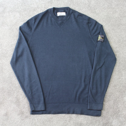 RARE Navy Stone Island Sweatshirt - (S)