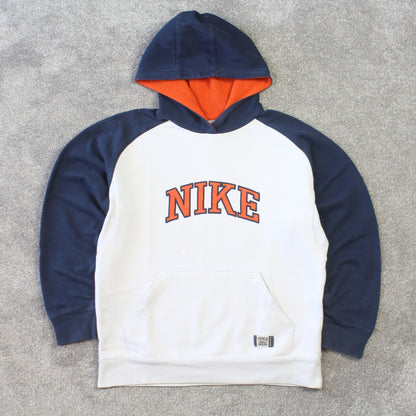 00s Nike Spell Out Hoodie White - (S)