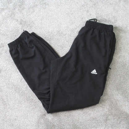 Vintage 00s Adidas Tracksuit Bottoms Black - (S)