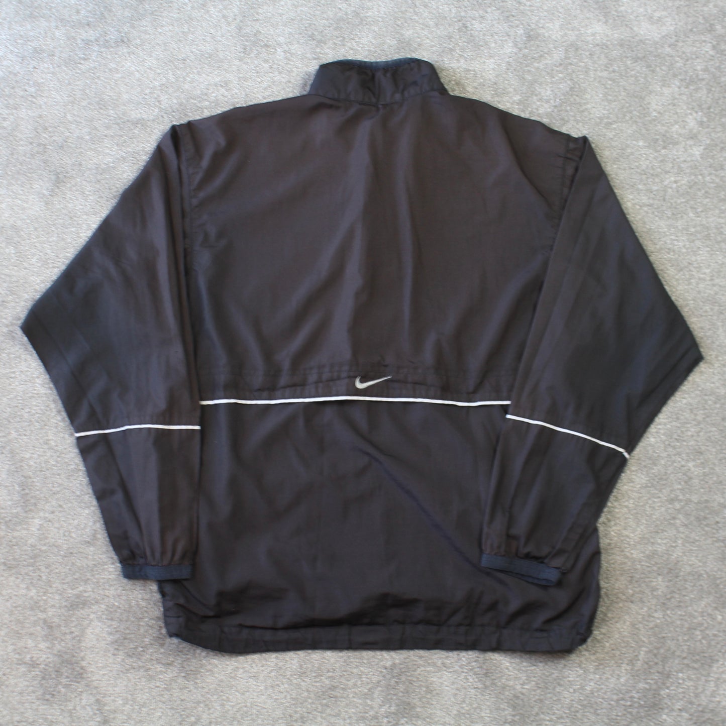 Vintage 1990s Nike Pullover Windbreaker Black - (M)