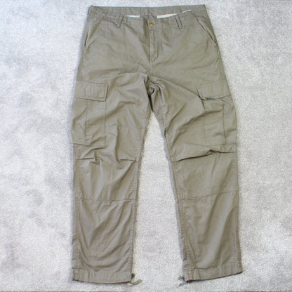 RARE Green Carhartt Cargo Pant Green - (L)