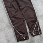 SUPER RARE Vintage 00s Brown Nike Baggy Track Pants - (L)