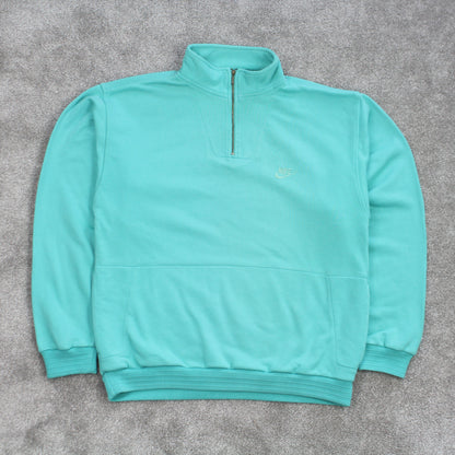 ULTRA RARE Vintage 1990s Nike Q-Zip Teal - (M)