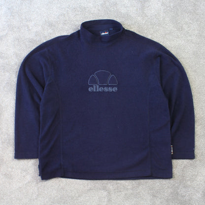 Ellesse Mock Fleece Navy - (L)