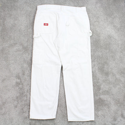 RARE Dickies Carpenter Jeans White - (L)