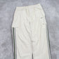 RARE Vintage 00s Nike Baggy Track Pants Cream - (L)
