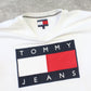 Vintage Tommy Hilfiger Sweatshirt White - (L)