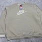 RARE Vintage 00s BNWT Nike Sweatshirt Khaki - (L)