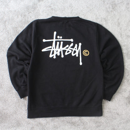 Black Rare Stüssy Sweatshirt - (L)