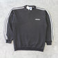 Vintage 1990s Adidas Sweatshirt Black - (XS)