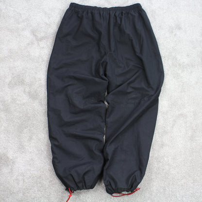 RARE Vintage 00s Nike Track Pants Black - (XL)