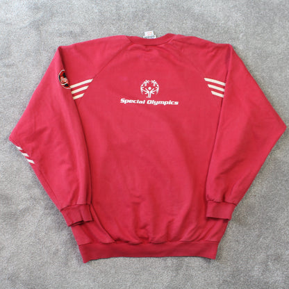 RARE Vintage 1990s Coca Cola Adidas Sweatshirt Red - (L)