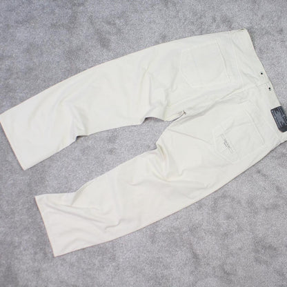 Vintage Cream Stone Island Chino Pants - (M)