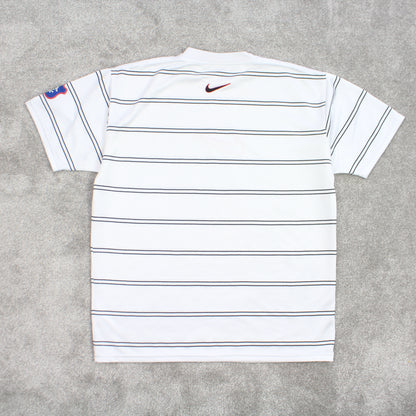 INSANELY RARE Vintage 1990s Nike Swoosh Rangers FC T-Shirt White - (XL)