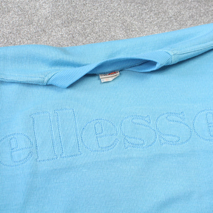 RARE 1980s Ellesse Sweatshirt Blue - (S)