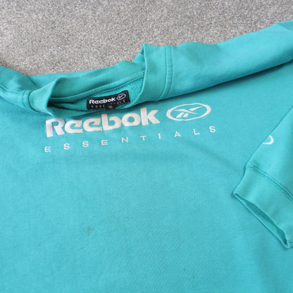 1990s Reebok Sweatshirt Blue - (S)