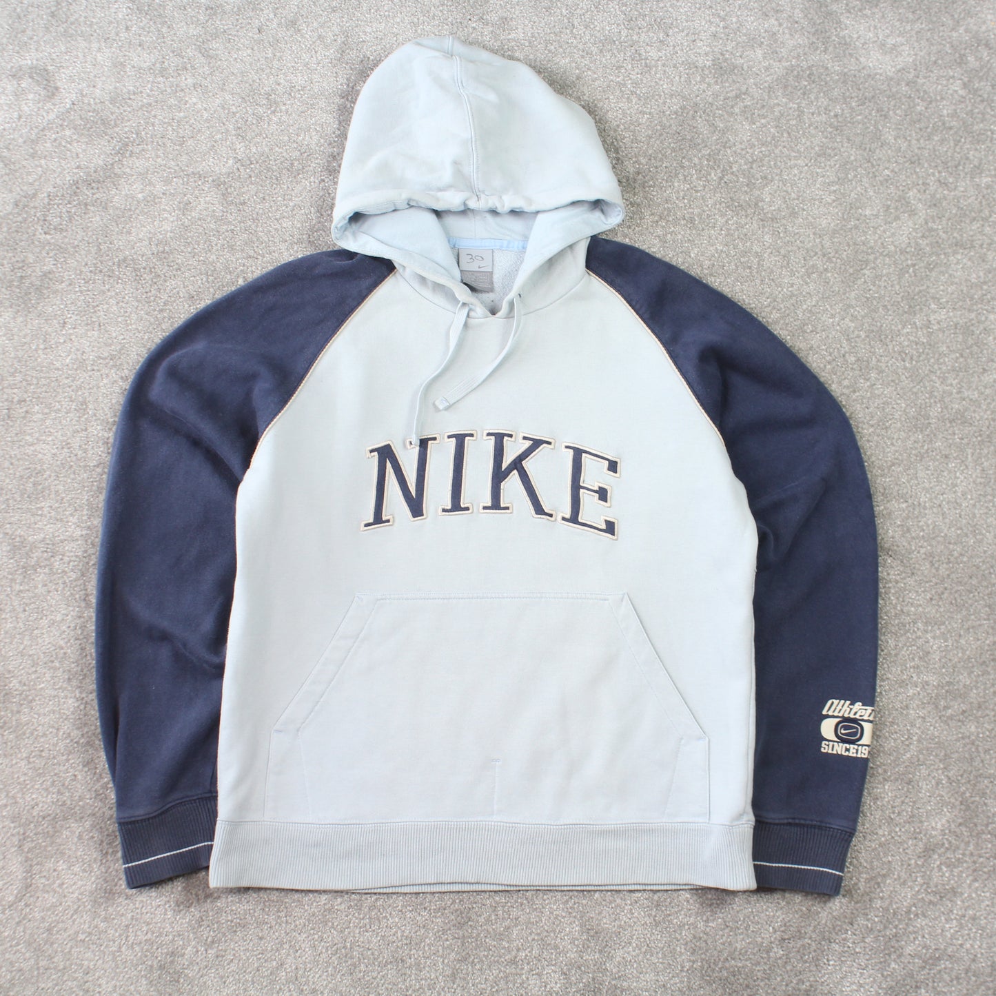 RARE Vintage 00s Nike Hoodie Blue - (S)