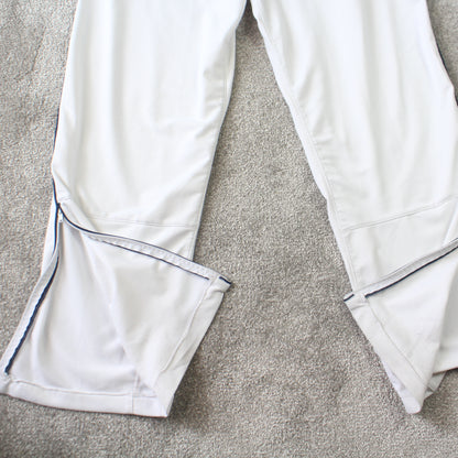 Vintage 00s Nike Tracksuit Joggers White - (S)