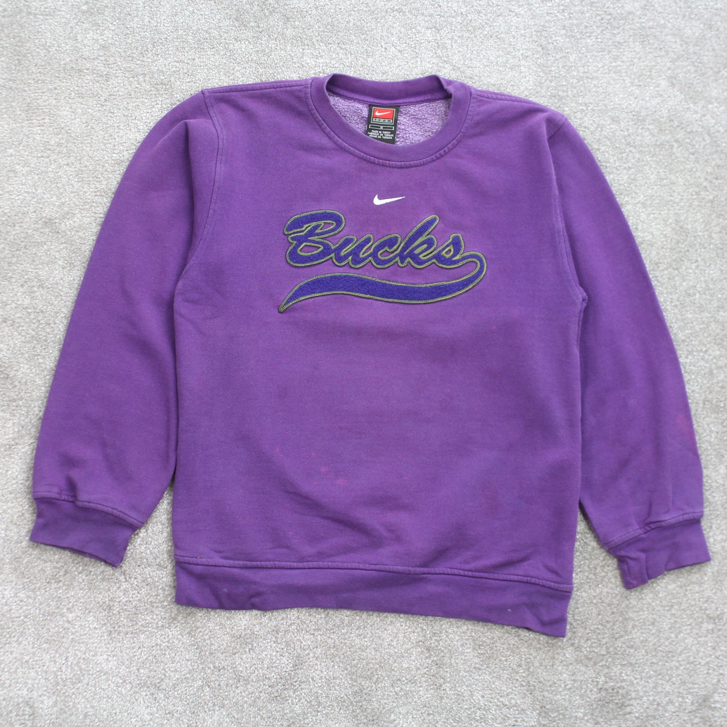 RARE Vintage 1990s Nike Team Sweatshirt Purple - (XS)