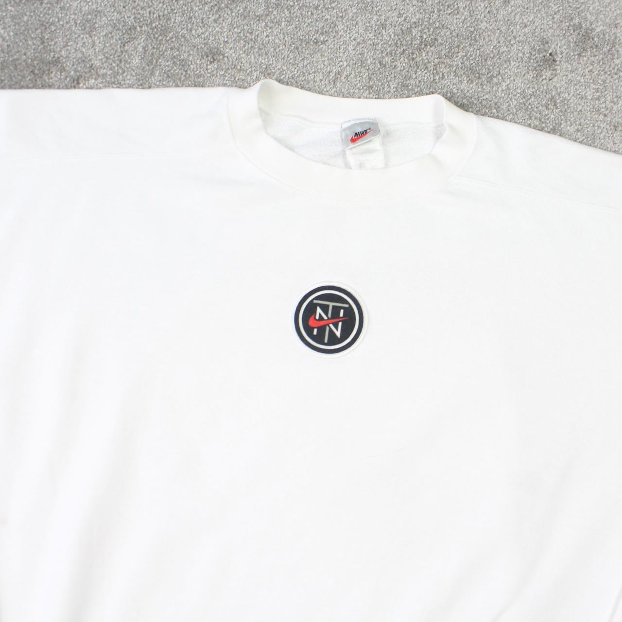 SUPER RARE 1990s Vintage Nike Town Sweatshirt White - (L)