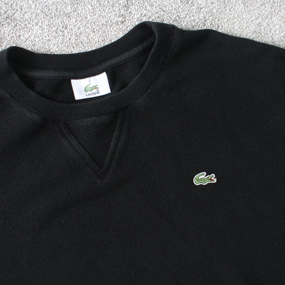 Black Vintage Lacoste Sweatshirt - (L)