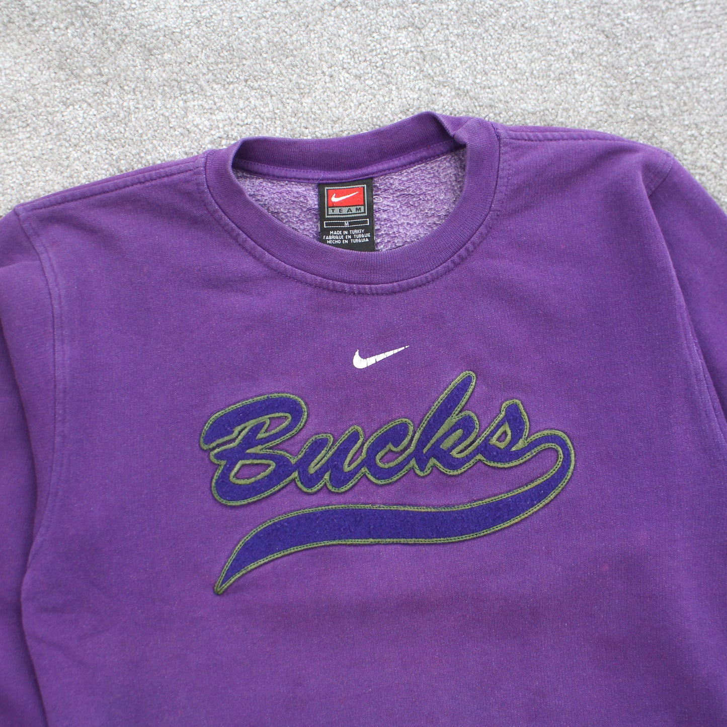 RARE Vintage 1990s Nike Team Sweatshirt Purple - (XS)