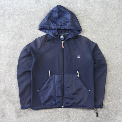 RARE Vintage 1990s Nike ACG Zip Hoodie Navy - (XS)