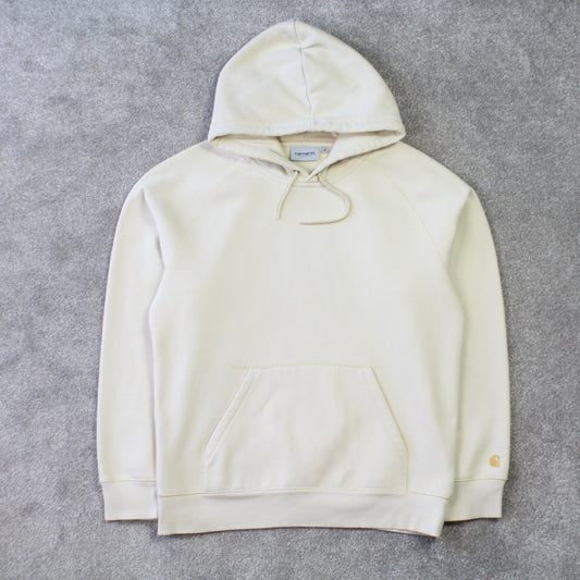 RARE Cream Carhartt Hoodie - (M)