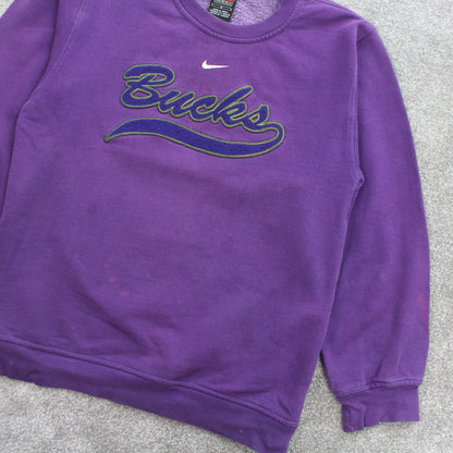 RARE Vintage 1990s Nike Team Sweatshirt Purple - (XS)