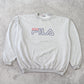 Vintage 1990s Fila Sweatshirt Grey - (L)