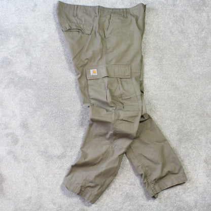 RARE Green Carhartt Cargo Pant Green - (L)