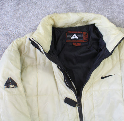 RARE Vintage 1990s Nike ACG Puffer Jacket Cream - (XL)