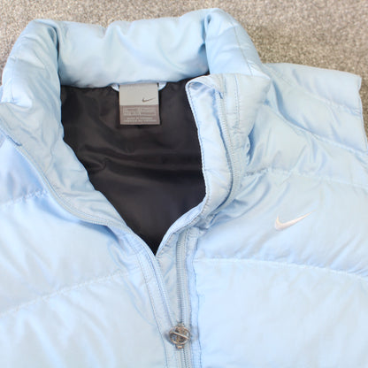 Rare Vintage 00s Baby Blue Nike Gilet - (S)